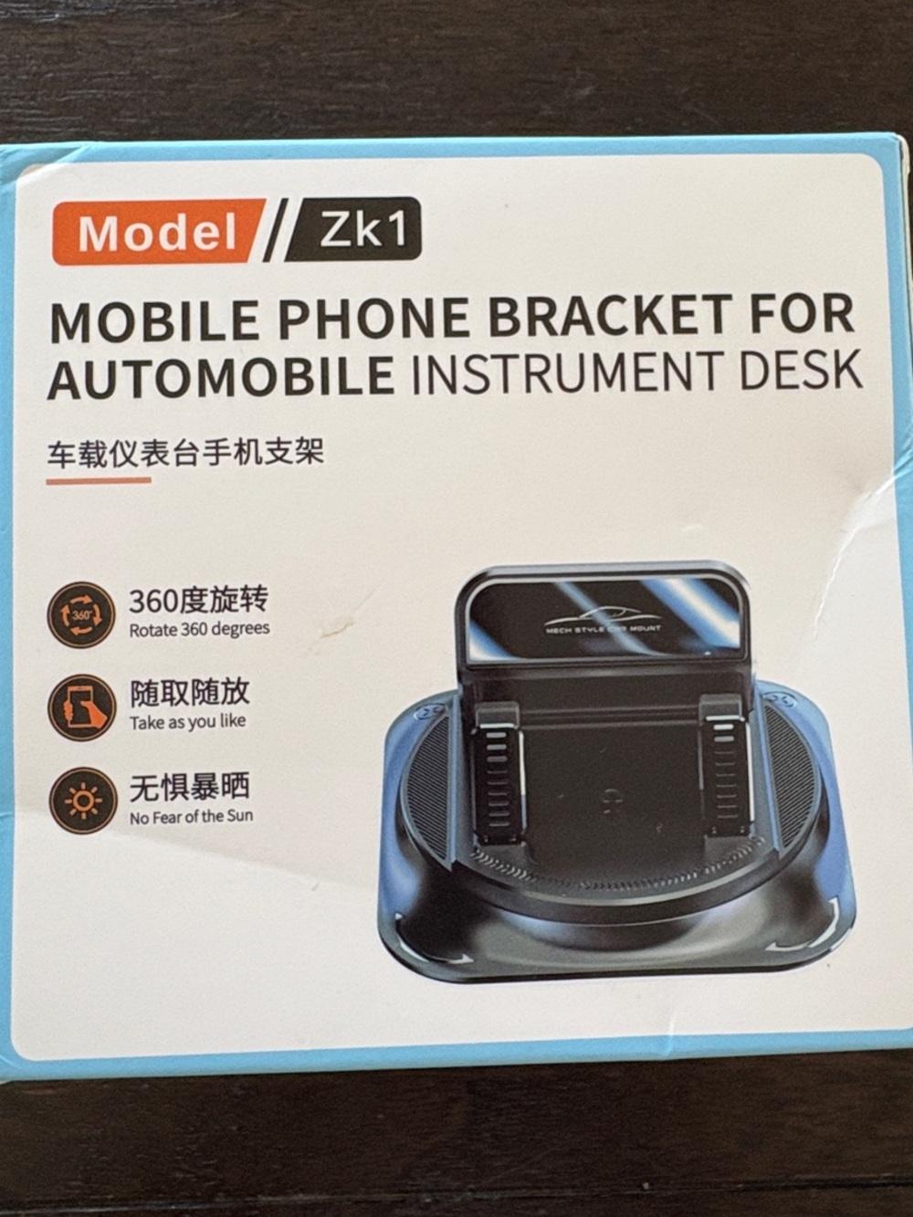 Mobile Phone Bracket for Automobile Instrument Desk